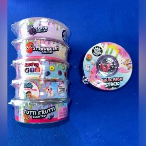 Compound Kings 5 Mix n Match Stack Donut Slime Toy Scented Plus Single Free
